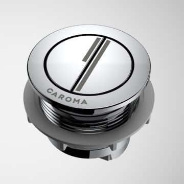 Caroma Round Cistern Button Dual Flush Chrome 415028C 