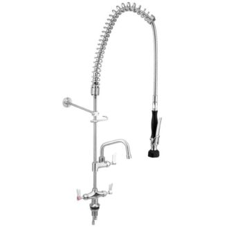 3Monkeez Dual Hob Mount Pre Rinse Tap 6" Pot Filler & Spray T-3M53015  