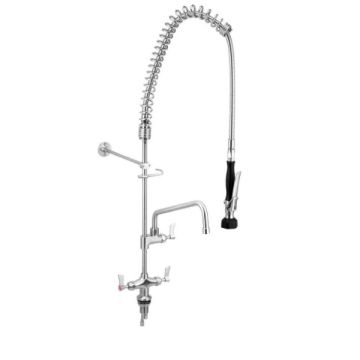 3Monkeez Dual Hob Mount Pre Rinse Tap 12" Pot Filler & Spray T-3M53058