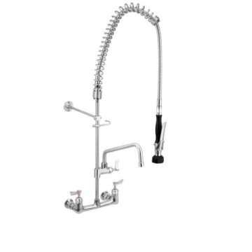 3Monkeez Exposed Wall Mount Pre Rinse Tap 12" Pot Filler & Spray T-3M53473