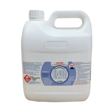 Clear Solvent Cement Type N Non Pressure 4 Litre