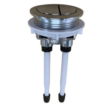Cob & Pen Toilet Cistern Button 57mm Chrome Round Dual Flush