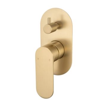 Cob & Pen Diverter Mixer Brushed Gold - Spectra Lead Free