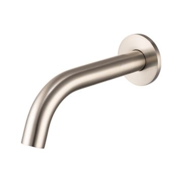 Cob & Pen Fixed Bath Spout 180mm Brushed Nickel - Artline 