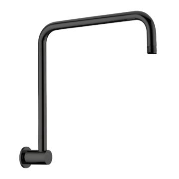Cob & Pen Swivel Shower Arm Matte Black - Elgin
