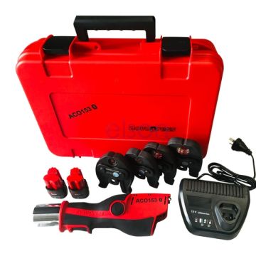 COPPER Press Novopress ACO153 12V Battery Tool Kit DN15/20/25/32mm Jaws, Case, 2 Batteries & Charger 36900