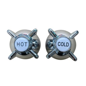 Diecast Booster Style Tap Handle & Buttons Chrome