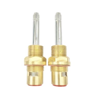 Dorf 1/2 Turn Basin Tap Spindles Ceramic Disc Cross Handle 20 Teeth Chrome 2838.04