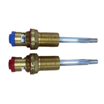 Easytap HD120CON 1/4 Turn Dorf Wall Spindles Ceramic Lever Contra Flat Side Chrome (Pair)