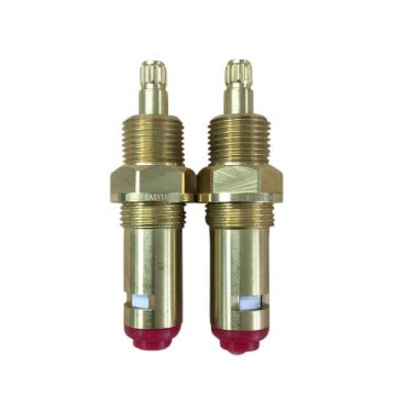 Easytap TZ2014 1/4 Turn Irwell 88-98 Basin Spindles Ceramic Disc 12 Teeth Top Brass