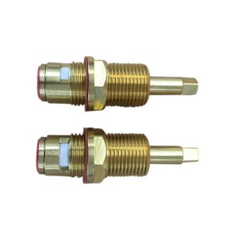 Easytap TZ2018 1/4 Turn Irwell Australis Wall Spindles Ceramic Disc Square Top Brass