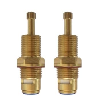 Easytap TZ2042 1/4 Turn Dorf Milan Pearl Tap Spindles Clockwise Close 16 Teeth