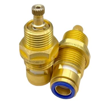 Easytap TZ2067CON 1/4 Turn Dorf Myriad Tap Spindles 60mm Ceramic Disc Contra Turn 20 Teeth (Pair)