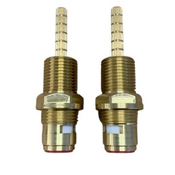 Easytap TZ2069-7 1/4 Turn Basin Tap Spindles 90mm Ceramic Clockwise Close 20 Teeth (Pair)