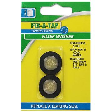 Filter Washer Stainless Steel (Pk 2) Fixatap 209221 CLEARANCE          