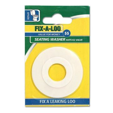 Fixaloo Caroma K2 Seating Washer White Post 1997 (Card) 226327