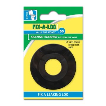 Fixaloo Fowler K Valve Seating Washer Black (Card) 226280
