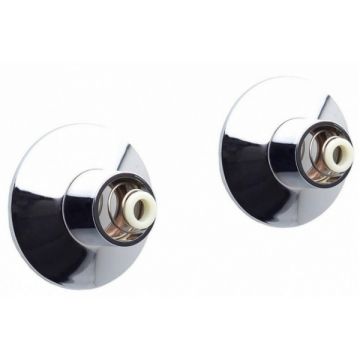 Flanges & Springs Wall Type Abs Chrome 