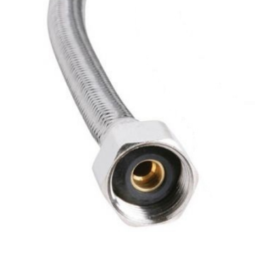225mm Flex Water Connector Stainless PEX Inner Tube 15mm BSP 1/2" Female