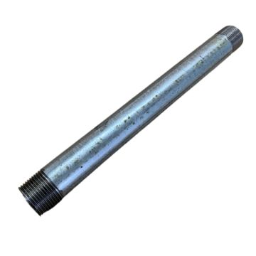 25mm X 1520mm Pipe Piece Riser Galvanised BSP