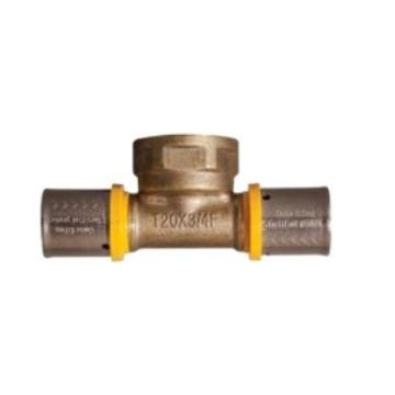 20 X 15mm BSP Ctr X 20 Tee Female Gas Water Pex