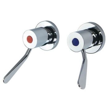 Gentec Cleanline 100mm Lever Wall Recess Top Assembly (Pair) CL10025PR
