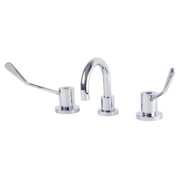 Gentec Cleanline 150mm Lever Basin Set Fixed Spout 5 Star 6L/Min CL15001