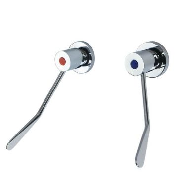 Gentec Cleanline 150mm Lever Wall Recess Top Assembly (Pair) CL15025PR