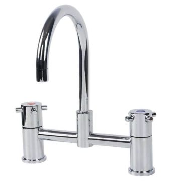 Gentec Cleanline Capstan Hob Bench Mount Exposed Set 4 Star 7.5L/Min CAP0015