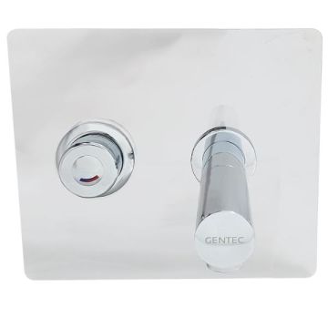 Gentec Tempset Electronic Thermostatic Mixer Tap In Stainless Steel Enclosure MVPM5000
