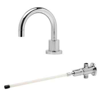 Gentec Time Flow Knee Operated Valve Kit Fixed Basin Spout 6 Star 3.5L/Min TFT35KIT
