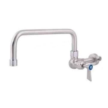 Guardian Exposed Single Wall Mount Tap Set With 12" Swivel Spout Stainless T-3MSW12