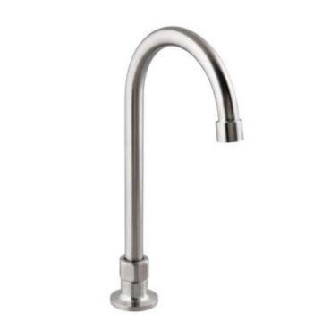 Guardian Hob Mount 12" Gooseneck Spout Stainless T-3MHOG12