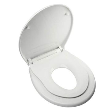 Haron TS510 Detachable Child Training Family Toilet Seat With Bottom Fix Hinges  