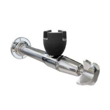 Horizontal Cam Action Bubbler Silicone Mouthguard Stainless Steel T3MSSBUB90C  