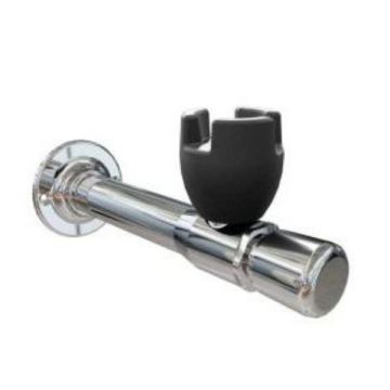 Horizontal Push Button Bubbler Silicone Mouthguard Stainless Steel T3MSSBUB90P 