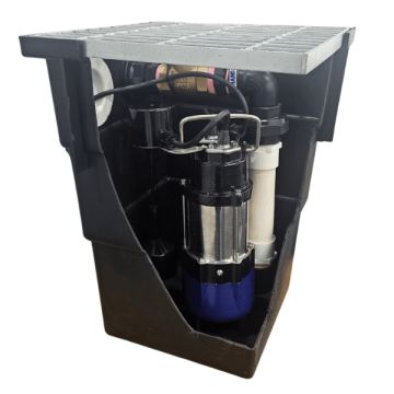 HYJET 450 Stormwater Mini Pit With HV180-AV Submersible Pump MMP450-V180