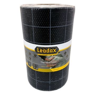Leadax 300mm X 6m Black Roof Flashing 