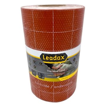 Leadax 600mm X 6m Terracotta Roof Flashing LDX600T - 25306600