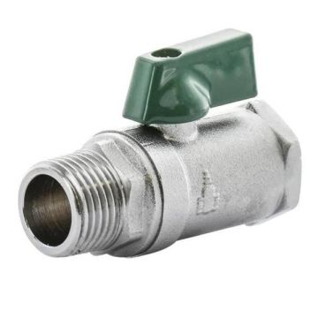 6mm WaterMark Mini Ball Valve Brass Male x Female 1/4" BSP WMBV06MH 
