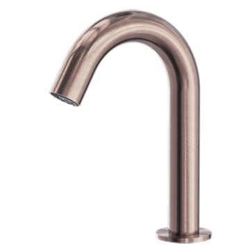 Nero Electronic Basin Sensor Tap Brushed Bronze Goose Neck Mains & Battery NR402BZ 
