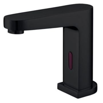 Nero Electronic Basin Sensor Tap Matte Black Mains & Battery NR403MB 