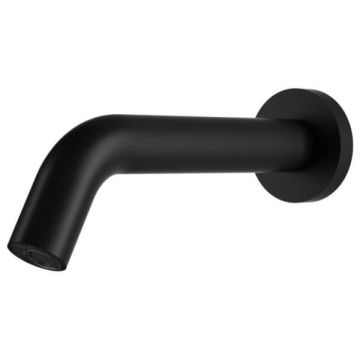 Nero Mecca Electronic Wall Mount Sensor Tap Matte Black Mains & Battery NR401MB 