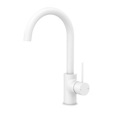 Nero Mecca Matte White Kitchen Mixer NR221907MW