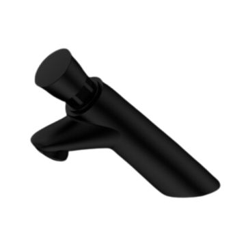 Nero SS316 PVD Black Time Flow Push Button Pillar Tap 6 LPM NR202302PB