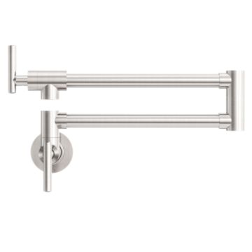 Nero Zen Brushed Nickel Pot Filler 316L Stainless Steel  NR162203BN