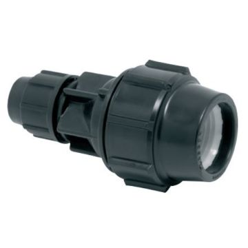 25mm x 20mm Coupling Reducing Plasson Metric Poly