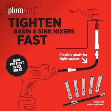 Plumtool Flexible Mixer Tap Driver Kit FMTD3652