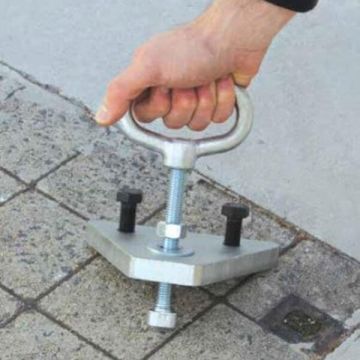 Plumtool Manhole Cover Heavy Duty Gatic Lifter D Handle PTGL9781