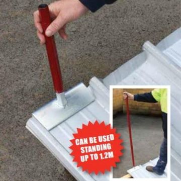 Plumtool Roof Decking Turn Up - Turn Down Tool Kit 7 Piece PTTU754